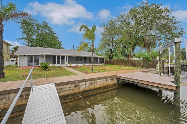 6914 Harbor Dr, Hudson, FL 34667 - dock with a water view
