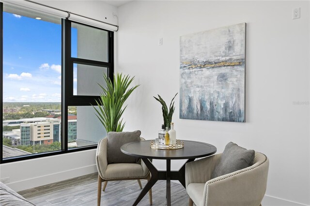 199 Dali Blvd Unit 2, Saint Petersburg, FL 33701 - dining area with wood finished floors and baseboards