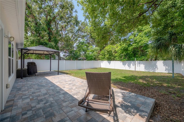 3906 N Lynn Ave, Tampa, FL 33603 - view of patio with a gazebo