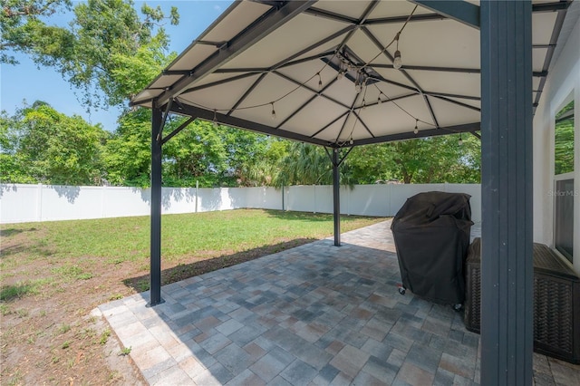 3906 N Lynn Ave, Tampa, FL 33603 - view of patio with a gazebo and a grill