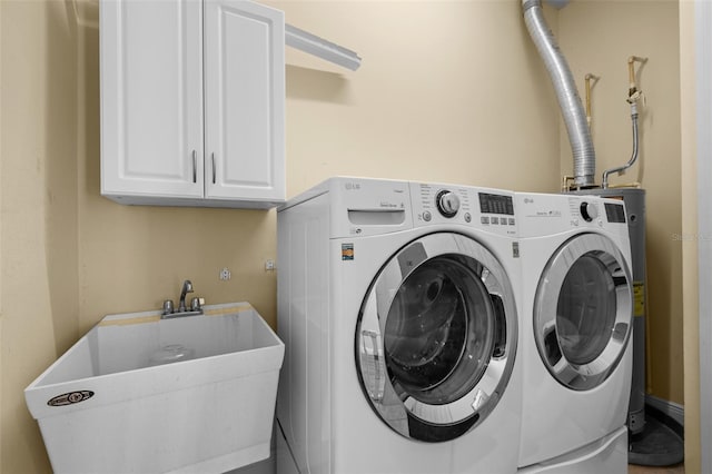 4515 W Leona St, Tampa, FL 33629 - laundry area with cabinet space and independent washer and dryer