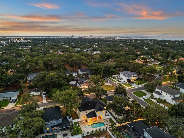 4515 W Leona St, Tampa, FL 33629 - aerial view of property's location featuring nearby suburban area and a large body of water