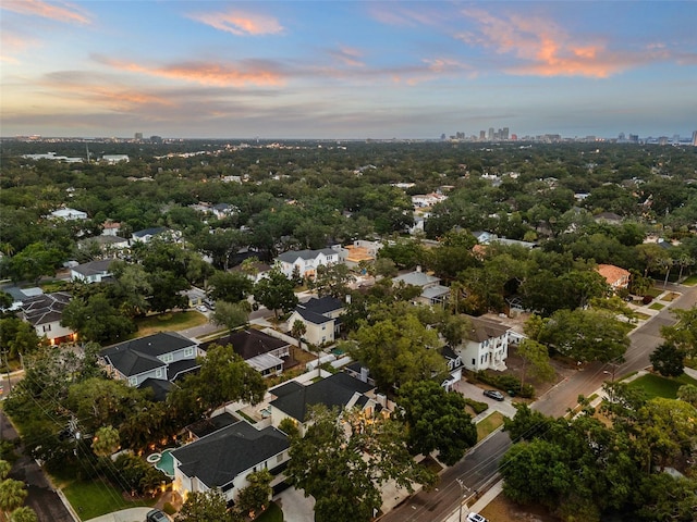 4515 W Leona St, Tampa, FL 33629 - aerial view of property and surrounding area featuring nearby urban area