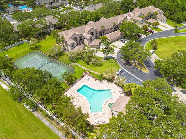 3044 Red Oak Ct Unit 204, Palm Harbor, FL 34684 - bird's eye view of a pool