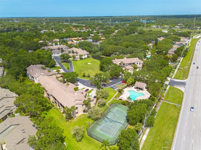 3044 Red Oak Ct Unit 204, Palm Harbor, FL 34684 - aerial perspective of suburban area with a pool