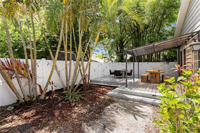 3620 W San Pedro St, Tampa, FL 33629 - fenced backyard featuring a deck