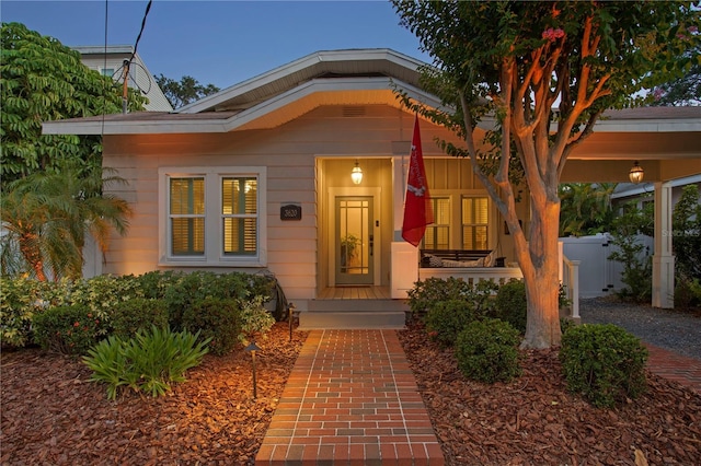 3620 W San Pedro St, Tampa, FL 33629 - view of front facade with covered porch