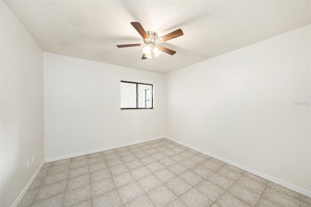 31645 Bugle Ln, Wesley Chapel, FL 33543 - unfurnished room with a ceiling fan and a textured ceiling