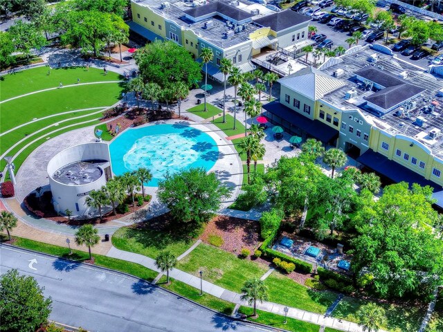 6030 Sandhill Ridge Dr, Lithia, FL 33547 - drone / aerial view of a pool area
