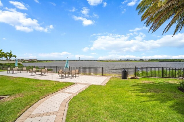 11550 Lake Lucaya Dr, Riverview, FL 33579 - view of yard with a water view