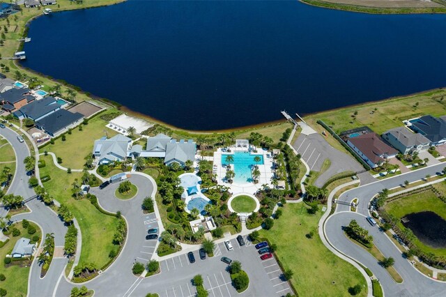 11550 Lake Lucaya Dr, Riverview, FL 33579 - view of property location featuring a large body of water and a pool