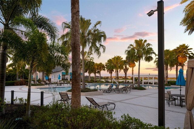 11550 Lake Lucaya Dr, Riverview, FL 33579 - community pool with a patio area