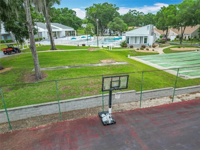 3328 S Whitechappel Pt, Inverness, FL 34452 - view of property's community featuring shuffleboard
