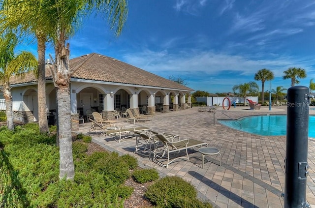 11567 Weston Course Loop, Riverview, FL 33579 - community pool featuring a patio