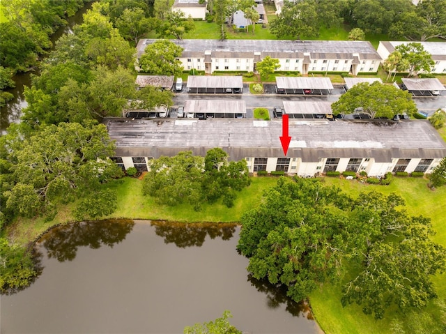 210 Cypress Ct Unit 122, Oldsmar, FL 34677 - aerial view of a nearby body of water and a tree filled landscape