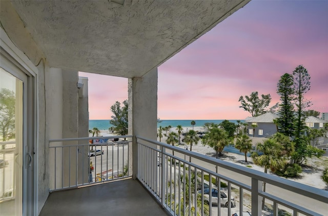 200 1st Ave Unit 406, St Pete Beach, FL 33706 - balcony featuring a water view