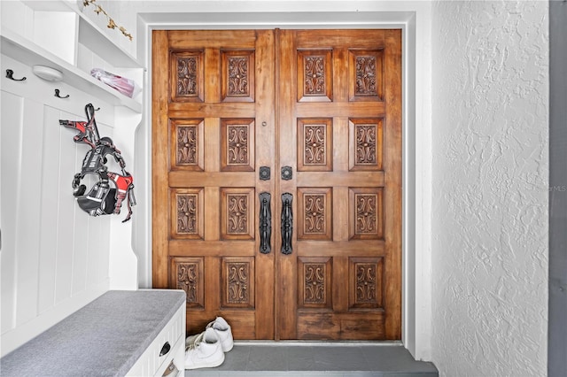 3041 Waterfall Dr, Spring Hill, FL 34608 - doorway to property featuring covered porch
