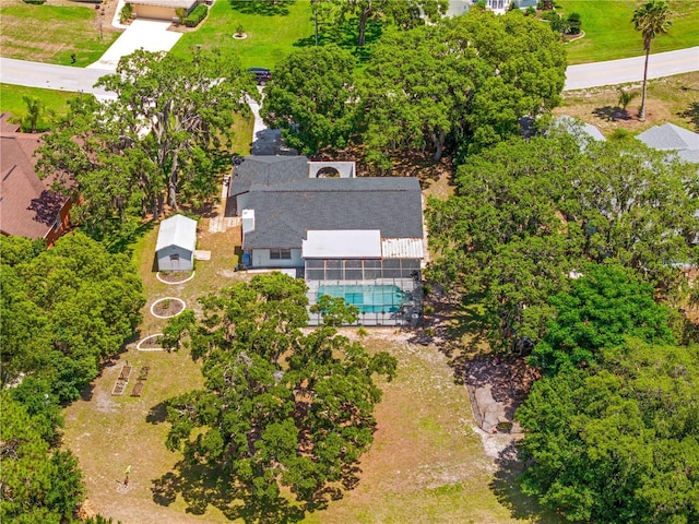3041 Waterfall Dr, Spring Hill, FL 34608 - aerial view of a pool