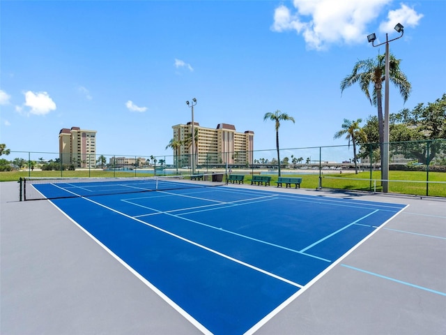 4700 Cove Cir Unit 301, Saint Petersburg, FL 33708 - view of tennis court featuring community basketball court
