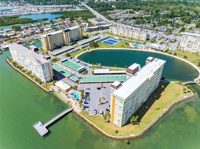 4700 Cove Cir Unit 301, Saint Petersburg, FL 33708 - bird's eye view of a nearby body of water