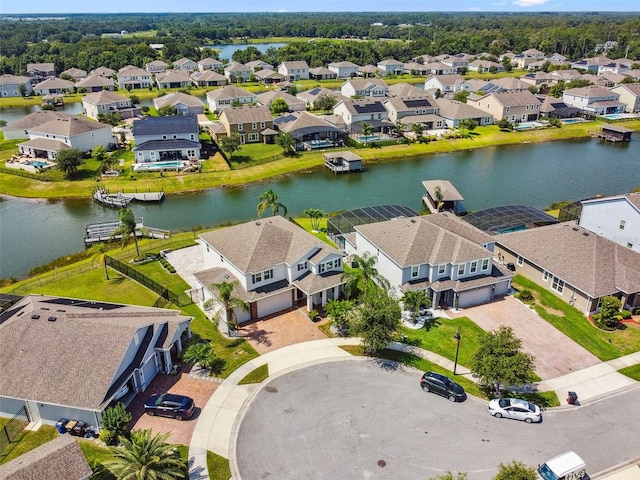 4950 Chase Ct, Saint Cloud, FL 34772 - aerial perspective of suburban area featuring a nearby body of water