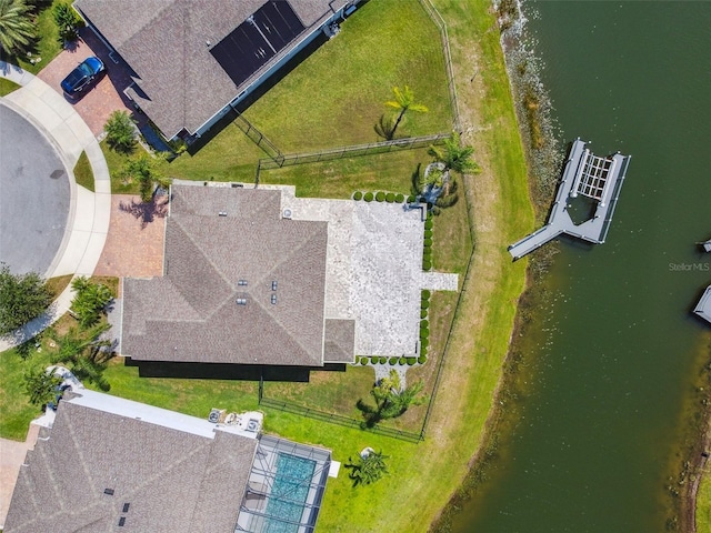 4950 Chase Ct, Saint Cloud, FL 34772 - aerial view of property and surrounding area featuring a large body of water