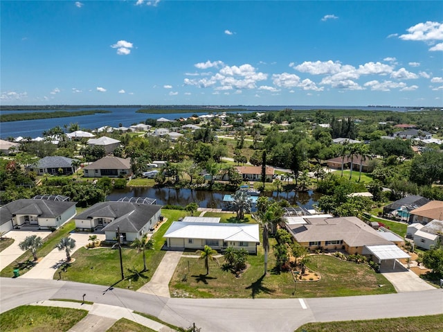 3420 Santa Clara Dr, Punta Gorda, FL 33983 - aerial perspective of suburban area featuring a nearby body of water