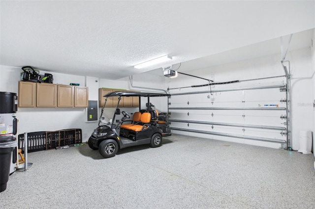 31510 Cabana Rye Ave, San Antonio, FL 33576 - garage with a garage door opener and electric panel