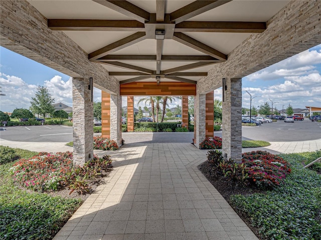 31510 Cabana Rye Ave, San Antonio, FL 33576 - view of patio featuring a ceiling fan