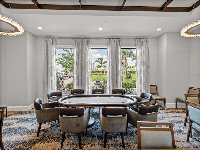 31510 Cabana Rye Ave, San Antonio, FL 33576 - dining area featuring recessed lighting and plenty of natural light