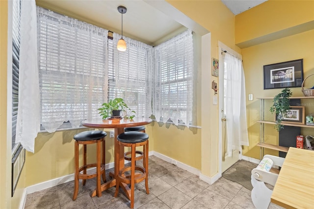 916 E Broad St, Tampa, FL 33604 - tiled dining area with baseboards