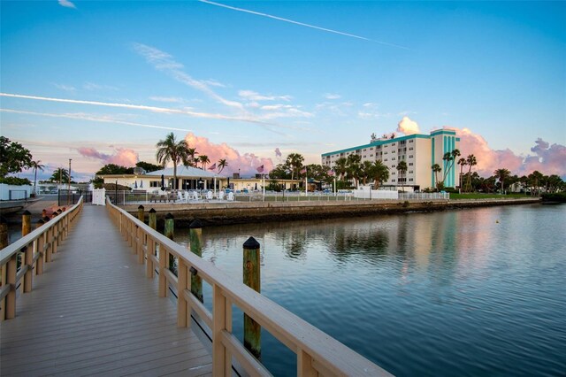 10216 Regal Dr Unit 310, Largo, FL 33774 - dock with a water view