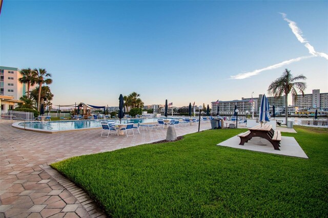10216 Regal Dr Unit 310, Largo, FL 33774 - community pool with a lawn and a patio area