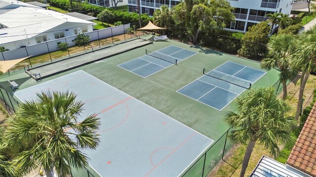 10216 Regal Dr Unit 310, Largo, FL 33774 - view of tennis court with fence