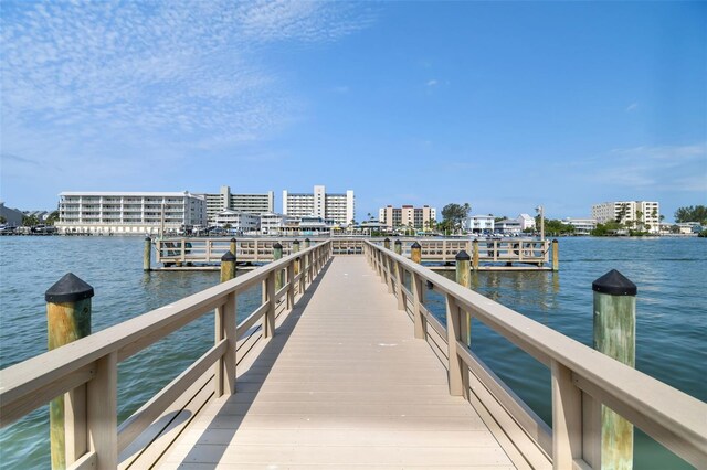 10216 Regal Dr Unit 310, Largo, FL 33774 - dock area featuring a water view