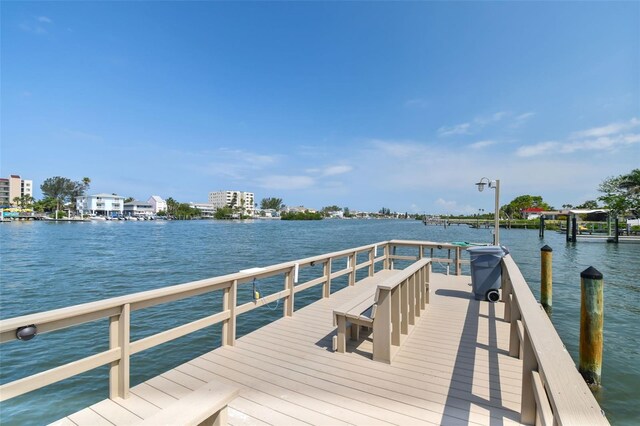 10216 Regal Dr Unit 310, Largo, FL 33774 - dock area featuring a water view