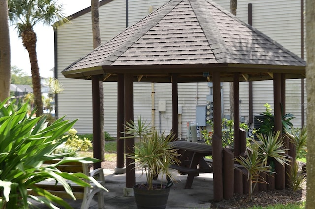 420 Moorings Cove Dr Unit 420, Tarpon Springs, FL 34689 - exterior space with a gazebo