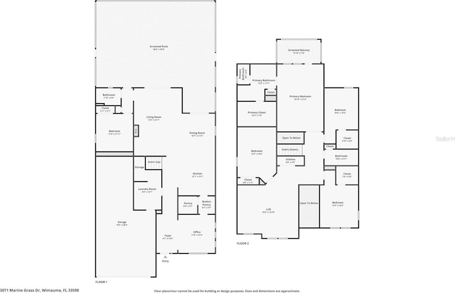 3071 Marine Grass Dr, Wimauma, FL 33598 - room layout