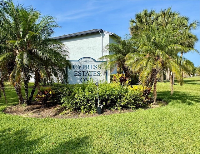 220 Cypress Ln Unit 220, Oldsmar, FL 34677 - community / neighborhood sign with a lawn