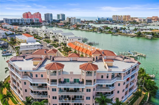 205 Brightwater Dr Unit 101, Clearwater Beach, FL 33767 - view of urban area with a nearby body of water