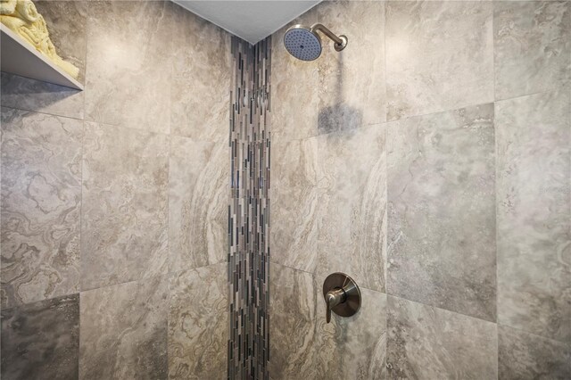 205 Brightwater Dr Unit 101, Clearwater Beach, FL 33767 - bathroom view of a tile shower