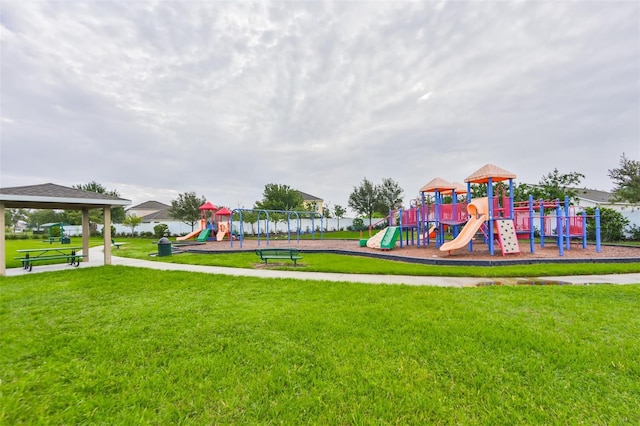 11924 Brighton Knoll Loop, Riverview, FL 33579 - community jungle gym with a yard and a gazebo