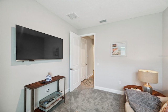 764 W Bayshore Dr, Tarpon Springs, FL 34689 - sitting room featuring carpet floors and baseboards