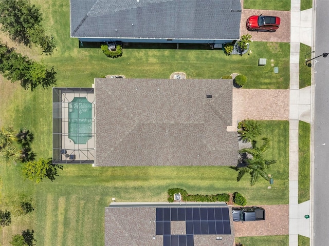 764 W Bayshore Dr, Tarpon Springs, FL 34689 - view from above of property with a pool