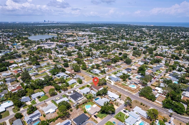 6801 Pinellas Point Dr S, Saint Petersburg, FL 33712 - aerial view of property's location with a nearby body of water