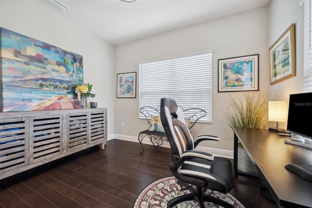 12817 Cobalt Ter, Bradenton, FL 34211 - office featuring baseboards and wood finished floors