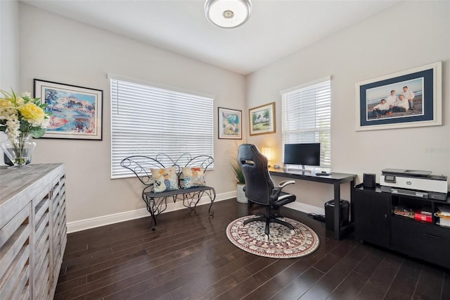 12817 Cobalt Ter, Bradenton, FL 34211 - office space with dark wood finished floors and baseboards