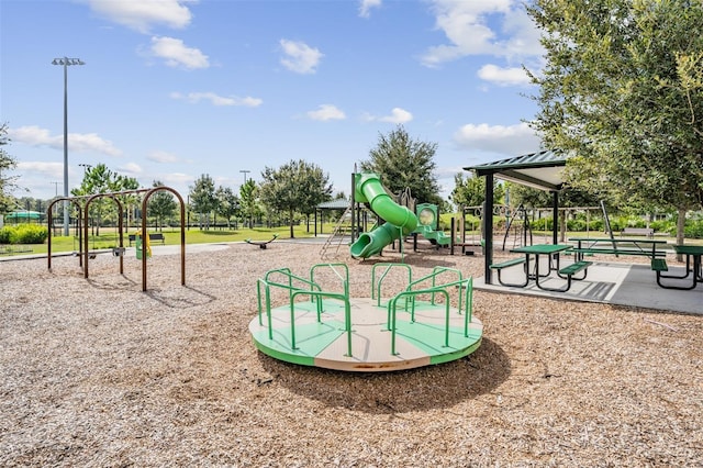 13614 Stevenson Ln, Odessa, FL 33556 - community jungle gym featuring a gazebo