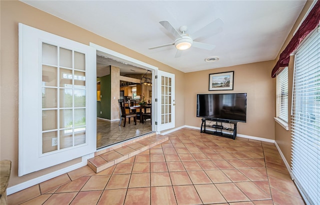 699 Merlins Ct, Tarpon Springs, FL 34689 - sunroom / solarium with french doors