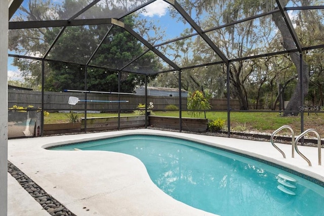 11207 Donneymoor Dr, Riverview, FL 33569 - view of swimming pool featuring a lanai